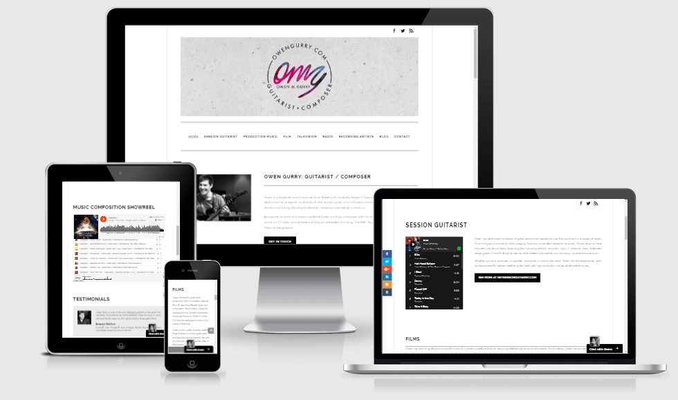 Owen Gurry - Endeavour Design Web Design Portfolio
