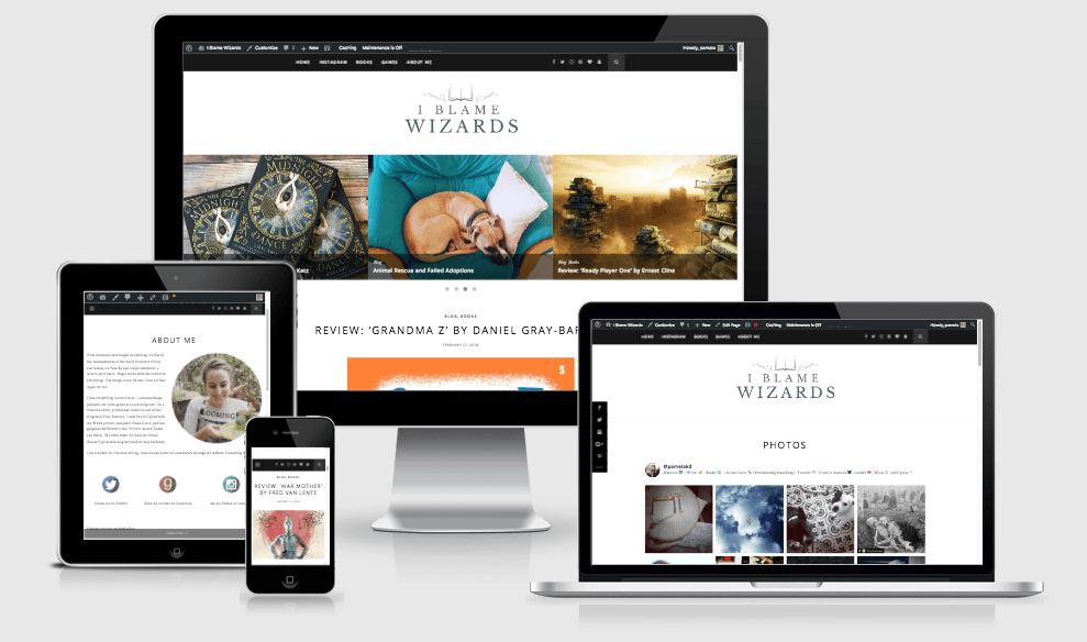 I Blame Wizards - Endeavour Design Web Design Portfolio