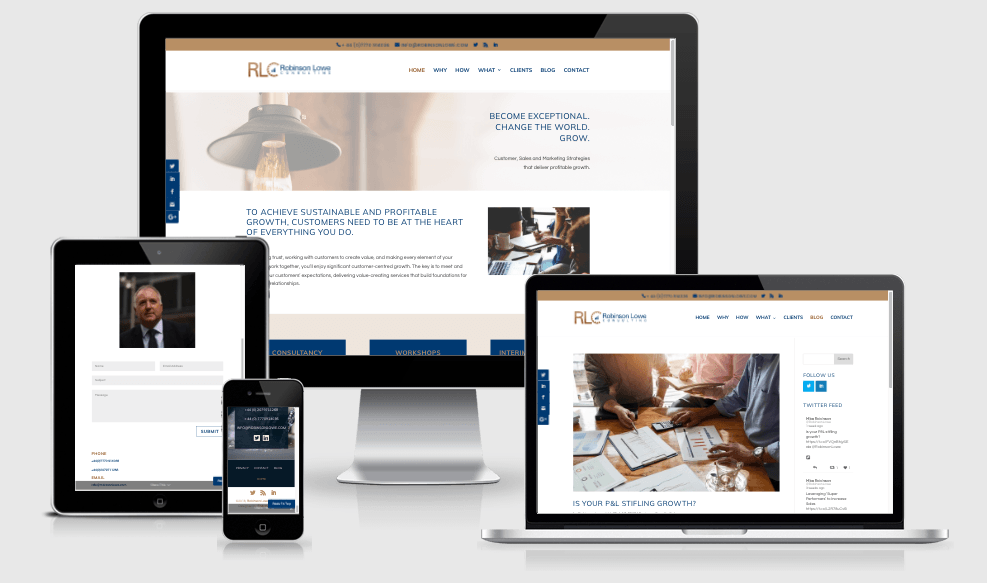Robinson Lowe - Endeavour Design Web Design Portfolio