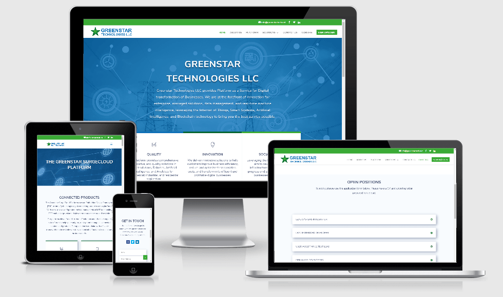 Greenstar Technology - Endeavour Design Web Design Portfolio